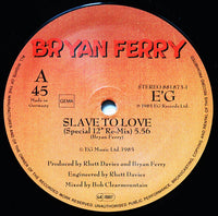 Bryan Ferry : Slave To Love (12", Maxi)