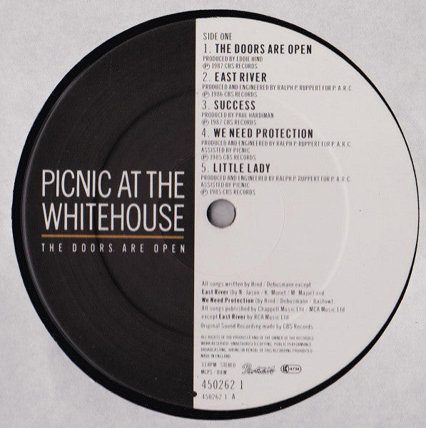 Picnic At The Whitehouse : The Doors Are Open (LP, Album)