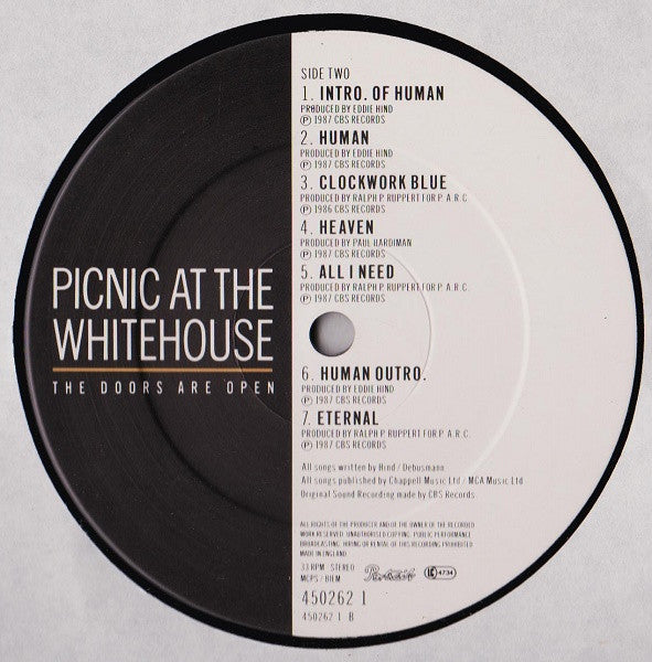 Picnic At The Whitehouse : The Doors Are Open (LP, Album)