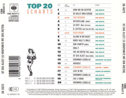 Die Ärzte : Ist Das Alles? (13 Höhepunkte Mit Den Ärzten) (CD, Comp)