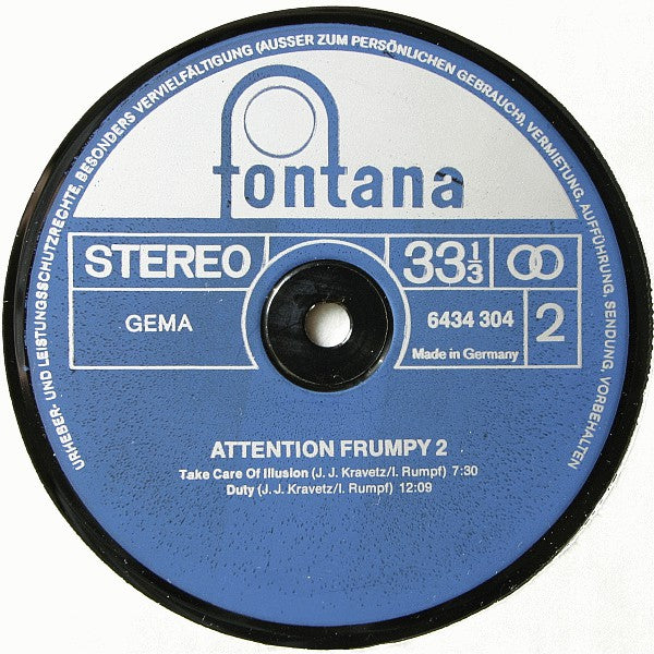 Frumpy : Attention! Frumpy 2 (LP, Album, RE)