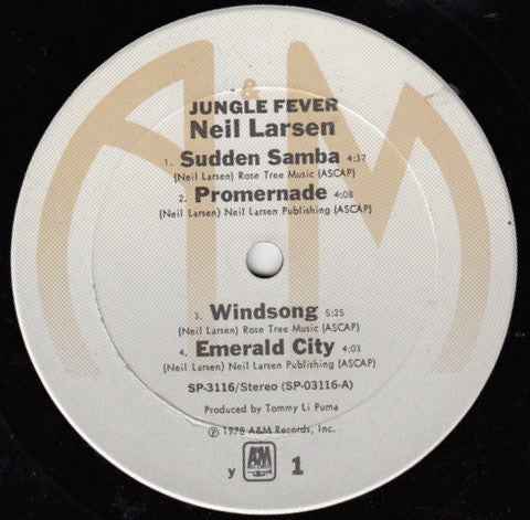 Neil Larsen : Jungle Fever (LP, Album)