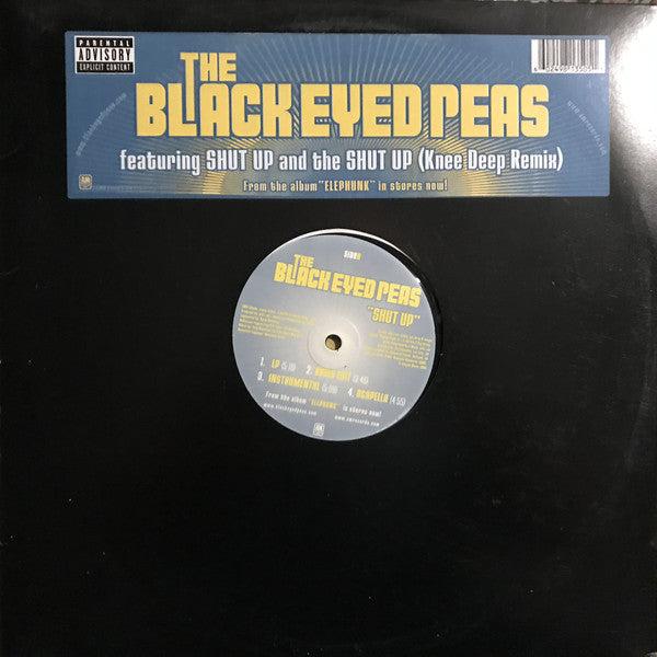The Black Eyed Peas* : Shut Up (Knee Deep Remix) (12")