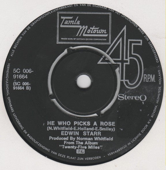 Edwin Starr : War (7", Single)