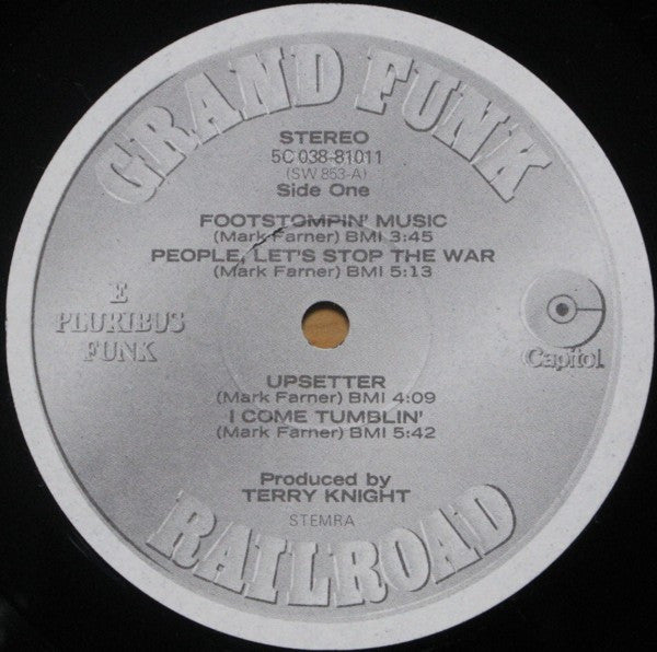 Grand Funk Railroad : E Pluribus Funk (LP, Album, RE)