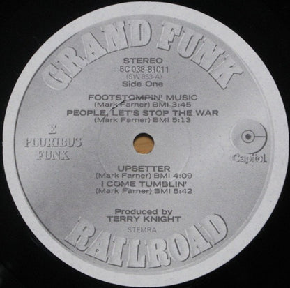 Grand Funk Railroad : E Pluribus Funk (LP, Album, RE)