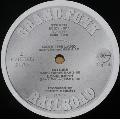 Grand Funk Railroad : E Pluribus Funk (LP, Album, RE)