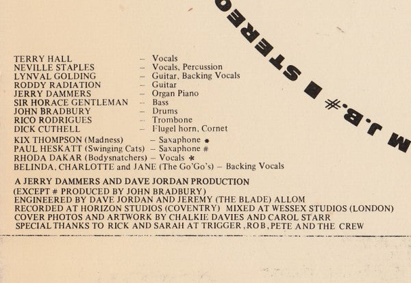 The Specials : More Specials (LP, Album, San)