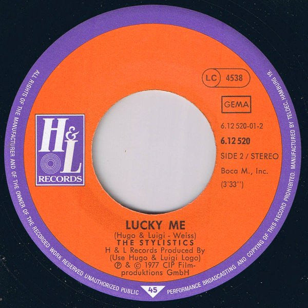 The Stylistics : The Lion Sleeps Tonight (7", Single)