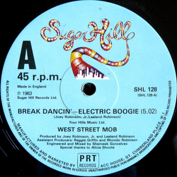 West Street Mob : Break Dancin' - Electric Boogie (12", Single)