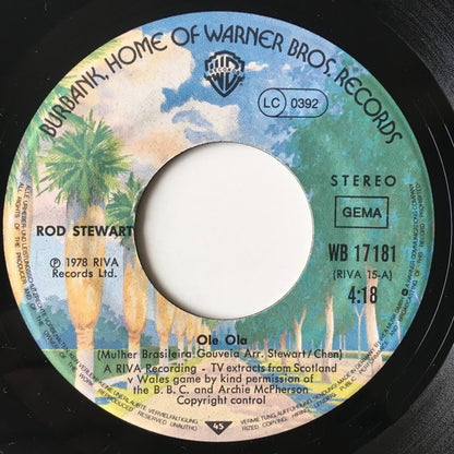 Rod Stewart : Ole Ola (7", Single)