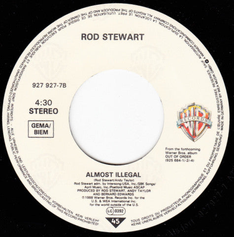 Rod Stewart : Lost In You (7", Single)