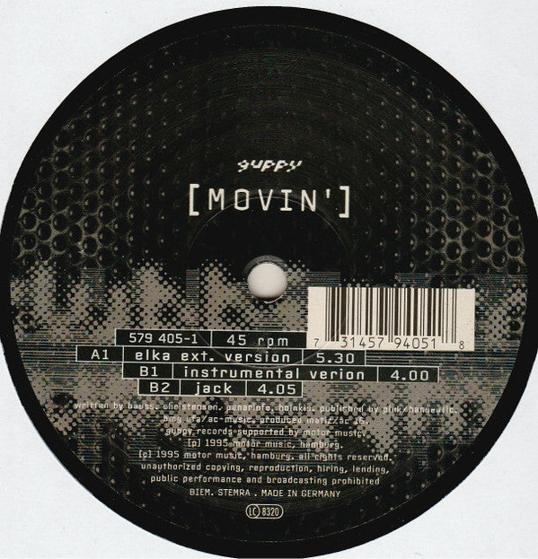 U96 : Movin' (12")
