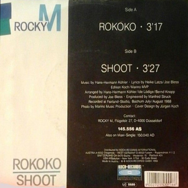 Rocky M : Rokoko / Shoot (7", Single)