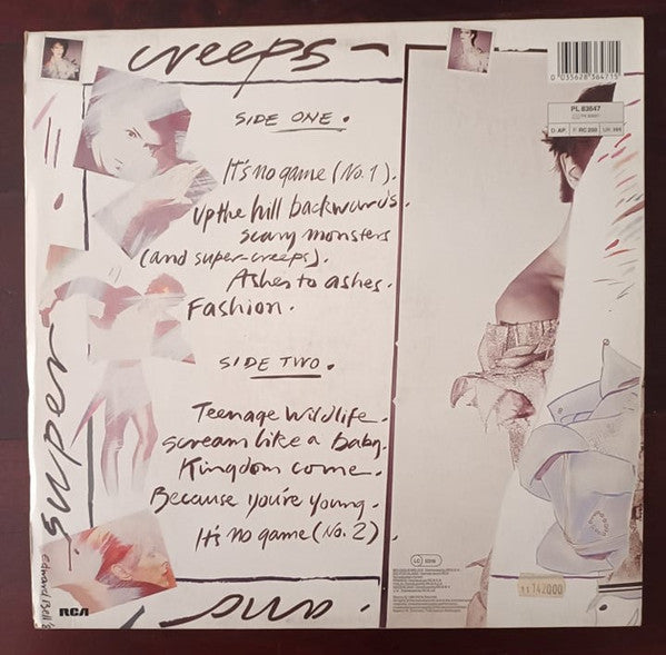 David Bowie : Scary Monsters (LP, Album, RE)