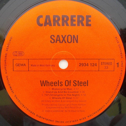 Saxon : Wheels Of Steel (LP, Album)