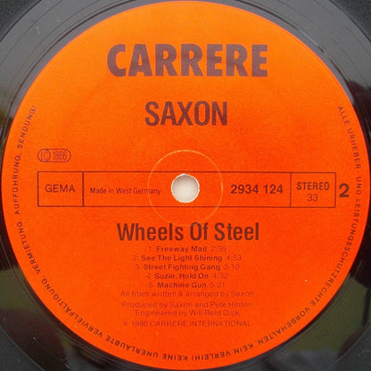 Saxon : Wheels Of Steel (LP, Album)