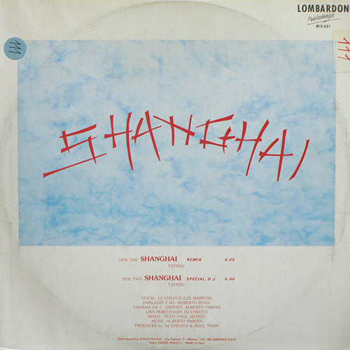 Lee Marrow : Shanghai (Remix) (12")