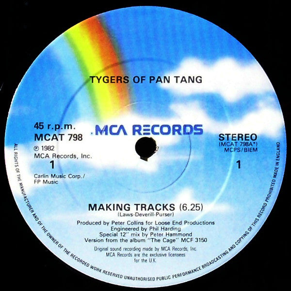 Tygers Of Pan Tang : Making Tracks (12", S/Edition)