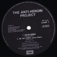 The Anti-Heroin Project : Live-In World (12", Maxi)
