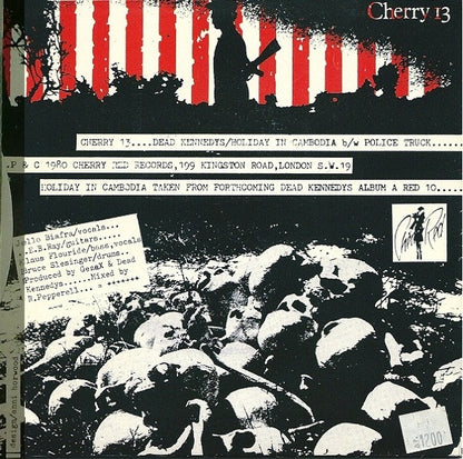 Dead Kennedys : Holiday In Cambodia (7", RE, Air)