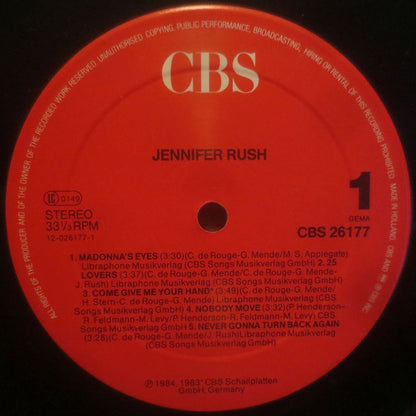 Jennifer Rush : Jennifer Rush (LP, Album, Club)