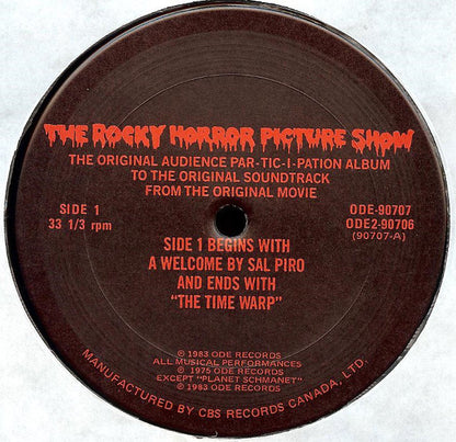 Various : The Rocky Horror Picture Show (The Original Audience Par-Tic-I-Pation Album) (2xLP, Album)