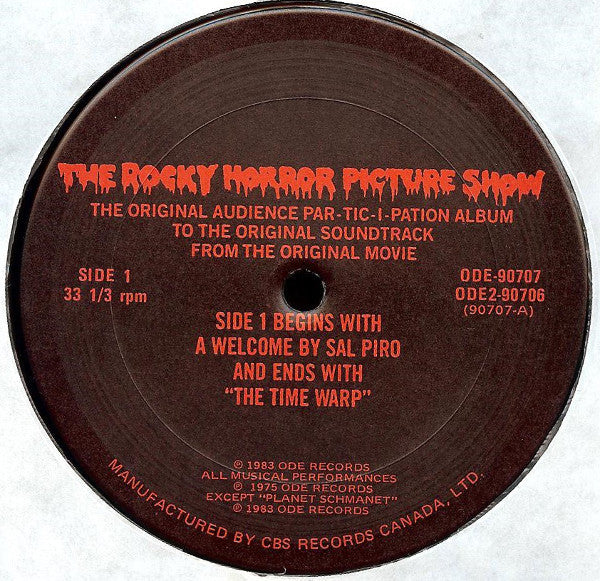 Various : The Rocky Horror Picture Show (The Original Audience Par-Tic-I-Pation Album) (2xLP, Album)