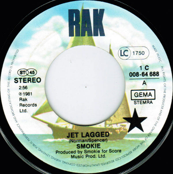 Smokie : Jet Lagged (7", Single)