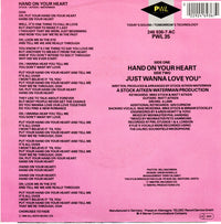 Kylie Minogue : Hand On Your Heart (7", Single, Lar)