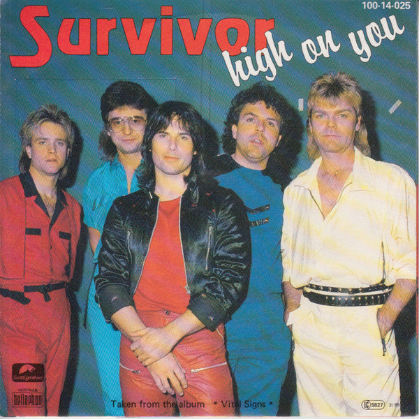 Survivor : High On You (7", Single)