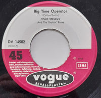 Tony Stevens* : Big Time Operator / Zoots Sermon (7", Single, dif)