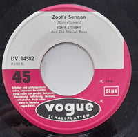 Tony Stevens* : Big Time Operator / Zoots Sermon (7", Single, dif)