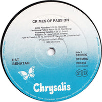 Pat Benatar : Crimes Of Passion (LP, Album)
