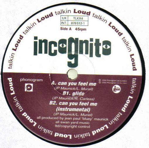 Incognito : Can You Feel Me (12")