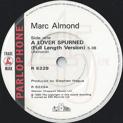 Marc Almond : A Lover Spurned (7", Single)
