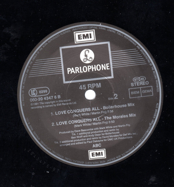 ABC : Love Conquers All (12", Single)