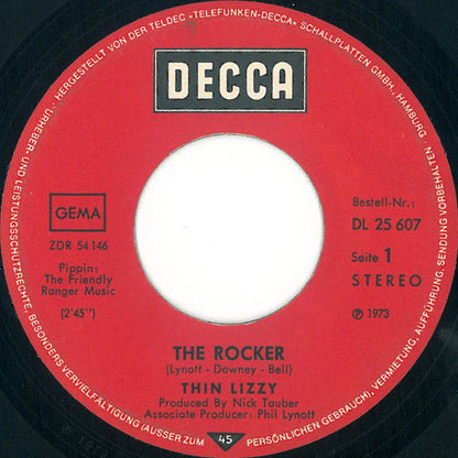 Thin Lizzy : The Rocker (7", Single)