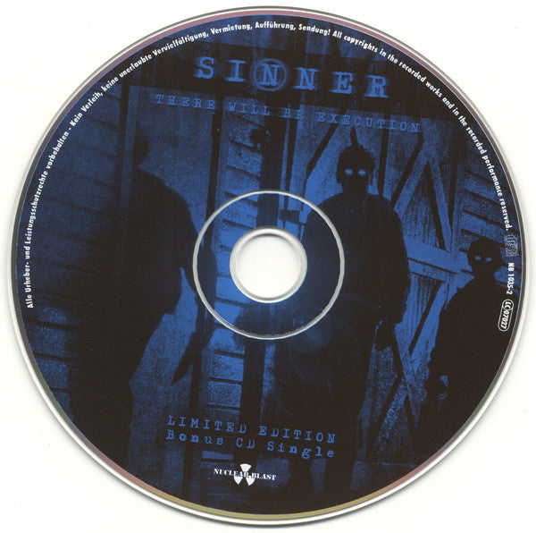 Sinner : There Will Be Execution (CD, Album + CD, Single + Ltd)