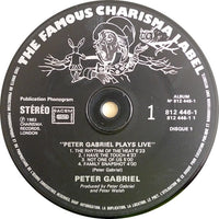 Peter Gabriel : Plays Live (2xLP, Album)