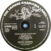 Peter Gabriel : Plays Live (2xLP, Album)