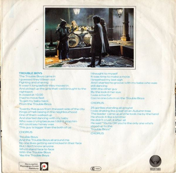 Thin Lizzy : Trouble Boys (7", Single)