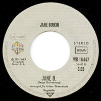 Jane Birkin Avec Serge Gainsbourg : Je T'aime... Moi Non Plus (7", Single, RE)