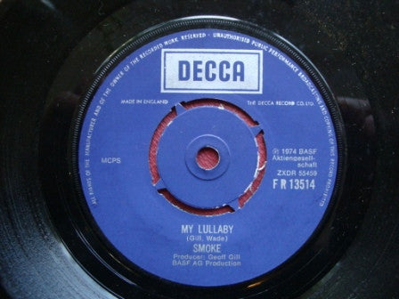 Smoke* : My Lullaby (7", Single)
