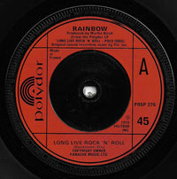 Rainbow : Long Live Rock 'N' Roll / Sensitive To Light (7", Single, RE)