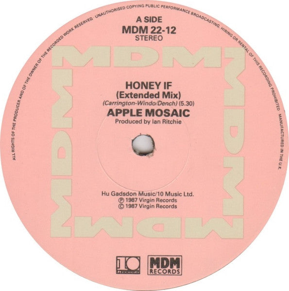 Apple Mosaic : Honey If (12")