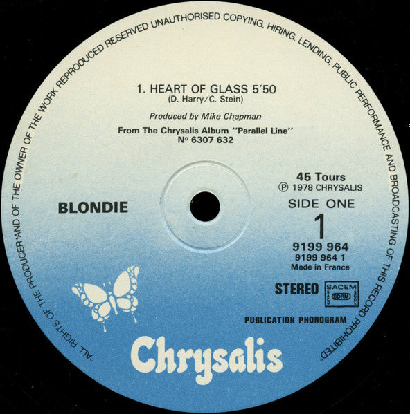 Blondie : Heart Of Glass (12", Maxi)