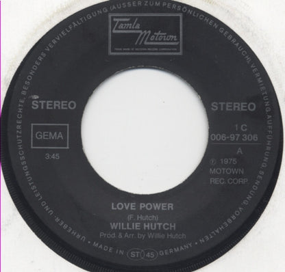 Willie Hutch : Love Power (7", Single)