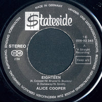 Alice Cooper : Eighteen / Body (7", Single)