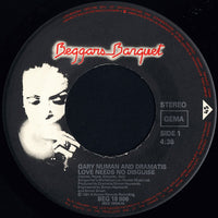 Gary Numan / Dramatis : Love Needs No Disguise (7", Single)